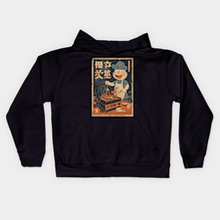 Vintage BBQ Fun Kids Hoodie